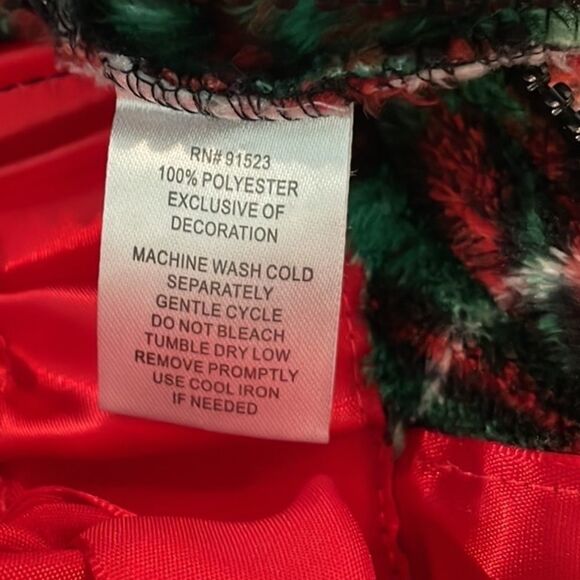 DEREK Heart Size Med Women's Christmas Present Hooded Plush Velour Union Suit - Picture 4 of 6